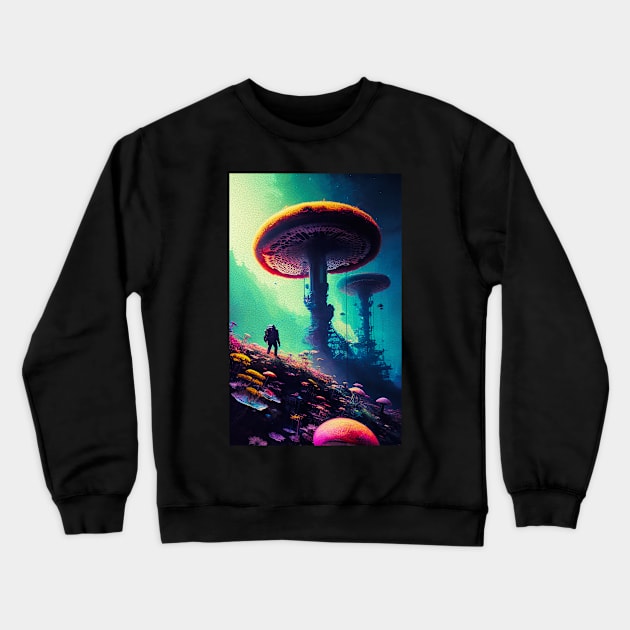 Abstract Another World Crewneck Sweatshirt by Voodoo Production